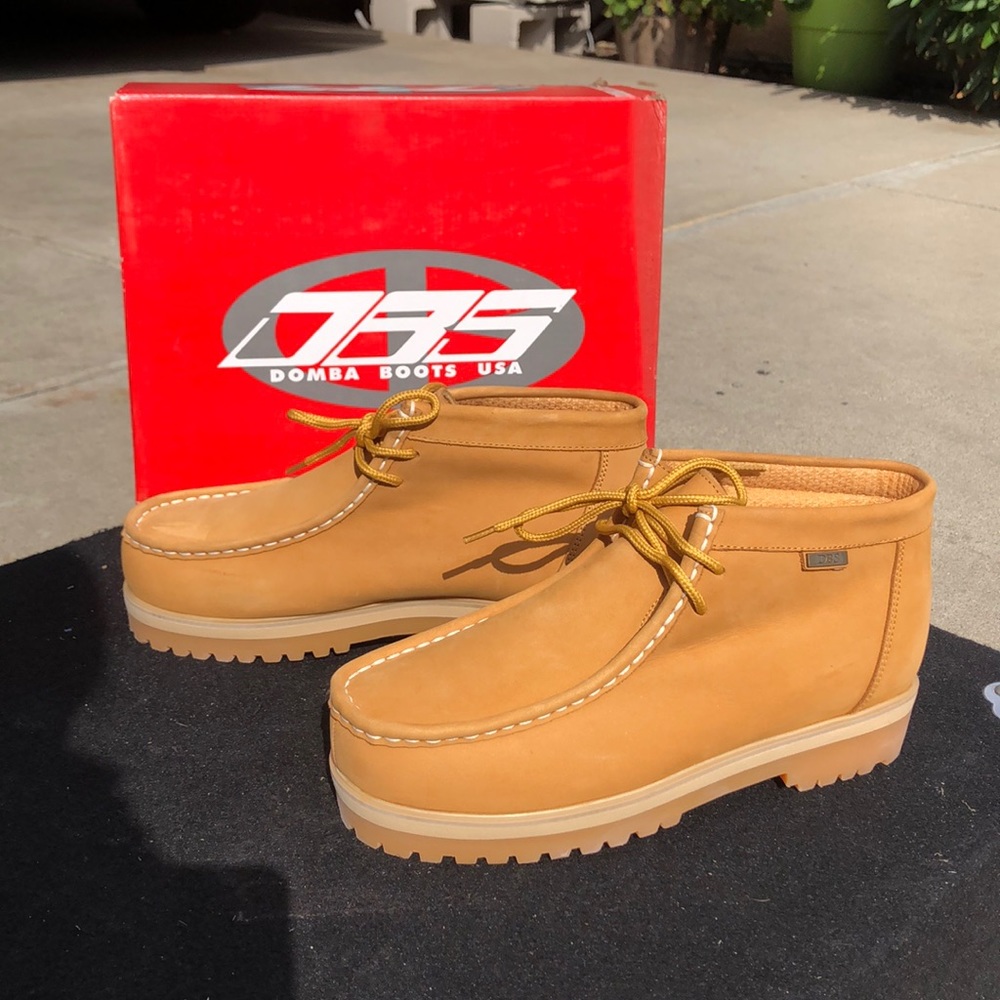 Brand New Domba Boots USA Tan Viper Hi